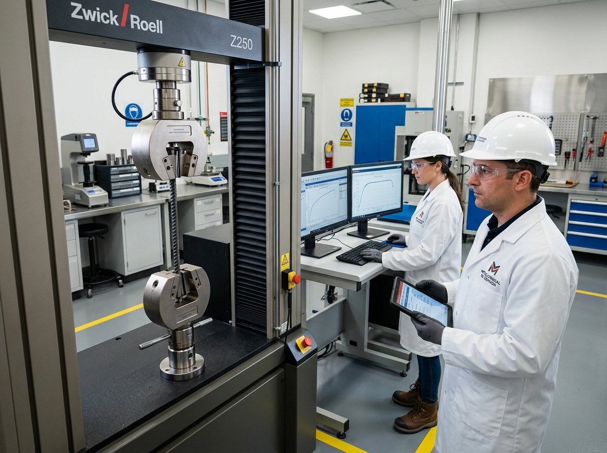 NABL Accredited In-House Metallurgical Testing Facility